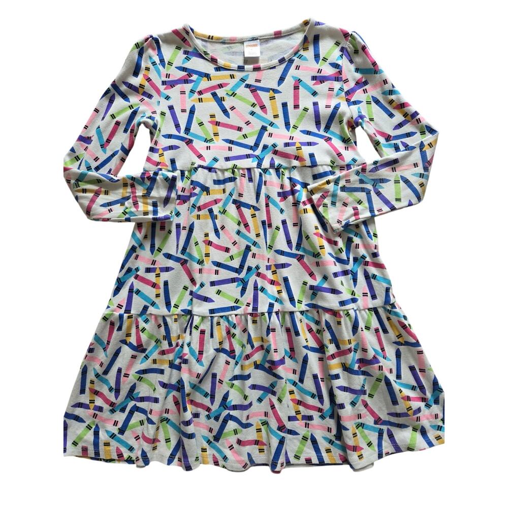 Gymboree Future Artist Tiered Crayon Dress
